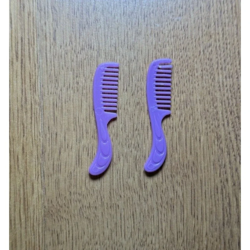 Vintage She-Ra Princess of Power Lot‎ Of 2 Combs MOTU Mattel 1980s Purple